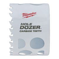 49560728 MILWAUKEE  Биметаллическая коронка HOLEDOZER CARBIDE 65мм (1 шт)