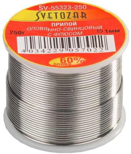 Припой СВЕТОЗАР SV-55323-250 Припой СВЕТОЗАР SV-55323-250