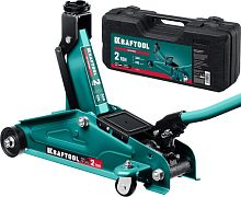 43453-2-K  KRAFTOOL STARK 2т 135-340мм подкатной домкрат для легковых а/м в кейсе