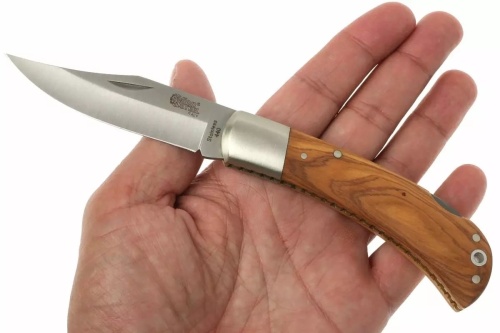 Нож складной с рукояткой из оливкового дерева LionSteel 116TUL фото 7