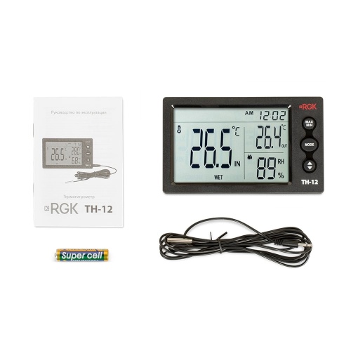 Термогигрометр RGK TH-12 с поверкой фото 4
