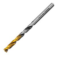 Сверло спиральное по металлу 4,2 x 75мм, Р6М5, Golden Tip, многогранная заточка Denzel 718273