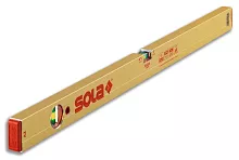 01161701 SOLA Уровень алюминевый AZ 200, L=200 см, 2 глазка, точн. 0,5 мм/м