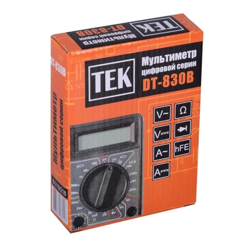Мультиметр цифровой TEK DT-830B 61/10/218 фото 2 Мультиметр цифровой TEK DT-830B 61/10/218 фото 2