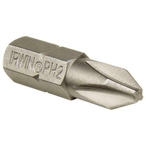 10504388 IRWIN Бит 1/4 / 25 mm, Phillips Ph2 ( 2 шт.)