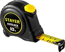 2-34126-10-25 STAYER АutoLock 10м / 25мм рулетка с автостопом