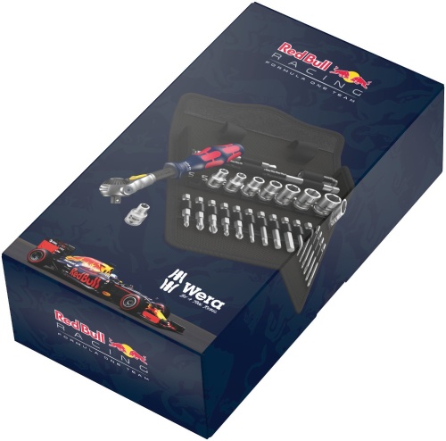 Набор торцевых головок WERA 8100 SA 6 Zyklop Speed Red Bull Racing WE-227701 фото 2