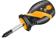 TT20133 TOLSEN Отвертка крестовая "GRIPro", Phillips №1, 38 мм