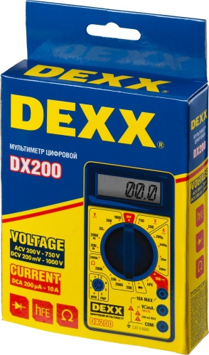 Мультиметр DEXX цифровой DEXX 45300 фото 2
