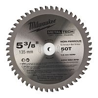 48404075 MILWAUKEE  Пильный диск по металлу 135х20 Z50