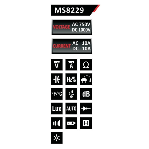 MS8229 Мультиметр цифровой Mastech фото 4