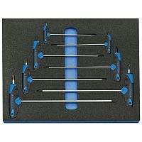 Набор ключей шестигранных в CT ложементе 2/4 GEDORE 2005 CT2-2143 KTX 2016567