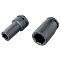 Торцевая головка ударная удлиненная 1" 50 мм 6-гранная HONITON ISK-A8050MLB