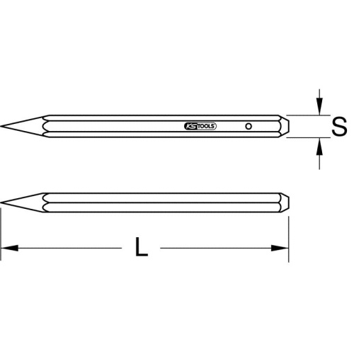 Коническое зубило KS TOOLS BRONZEplus 963.2491 фото 2