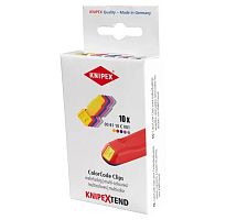 Набор клипс для маркировки инструмента KNIPEX ColorCode Clips Color mix 1 KN-006110CV01