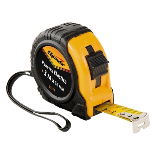 Рулетка Elastica, 7.5 м х 24 мм, обрезиненный корпус SPARTA 31313 Рулетка Elastica, 7.5 м х 24 мм, обрезиненный корпус SPARTA 31313