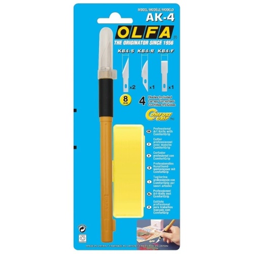 Нож с перьевым лезвием OLFA AK-4 фото 2 Нож с перьевым лезвием OLFA AK-4 фото 2