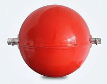 Шаровой маркер для ЛЭП, 15,4 мм, 800 мм, красный