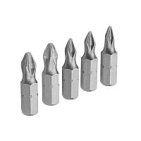 TT20286 TOLSEN Набор вставок (бит) торцевых 1/4", Phillips, PH0-3, 25 мм, 5 предметов