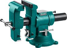 32704-150  Стальные слесарные тиски KRAFTOOL 3D-STEEL 150 мм