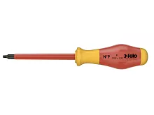 Отвертка диэлектрическая квадрат SQ 1х100 FELO (919 100 90) 91910090