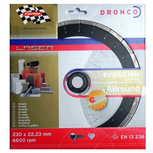 Алмазный отрезной круг универсальный DRONCO Evolution Express Allround 4230614 фото 3 Алмазный отрезной круг универсальный DRONCO Evolution Express Allround 4230614 фото 3