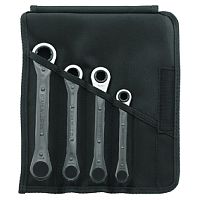 96411302 STAHLWILLE 25/4  set ratchet ring spanners