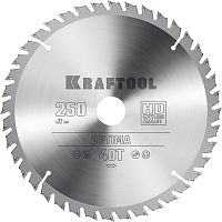 36951-250-32 KRAFTOOL  Optima, 250 х 32 мм, 40Т, пильный диск по дереву