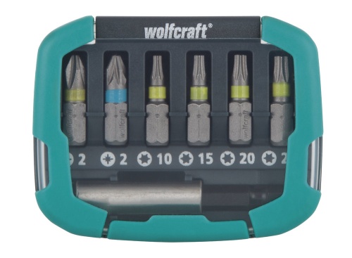1 коробка с насадками из 7 частей wolfcraft 2979000 фото 9