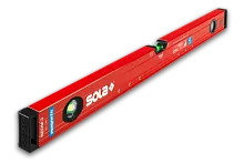 01812801 SOLA Уровень RED M 3 60, L=60 см, 3 глазка, точн. 0,3 мм/м