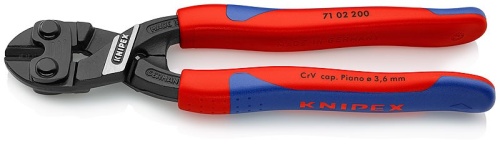 7102200SB KNIPEX CoBolt болторез компактный, 200 мм, 2-комп ручки, SB