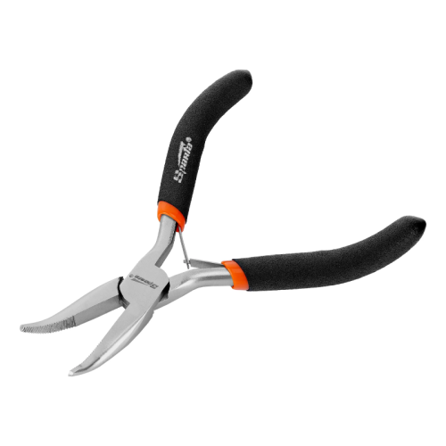 Длинногубцы изогнутые никелированные SPARTA Mini 17822