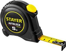 2-34126-05-19_z02 STAYER  Рулетка с автостопом АutoLock 5м, 19мм