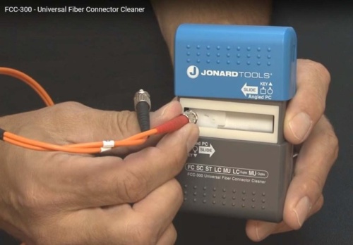 Автоматический очиститель оптических коннекторов Jonard FCC-300 фото 3