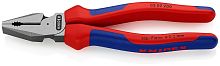 0202200SB KNIPEX Плоскогубцы комбинированные особой мощности, 200 мм, фосфатированные, 2-комп ручки, SB