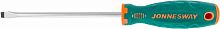 Отвертка стержневая шлицевая ANTI-SLIP GRIP Jonnesway D71S8175