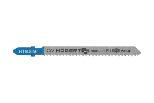 Полотно для электролобзика по дереву 100 мм, толщина материала 4 - 30 мм, чистый рез, 2 шт. HOEGERT HT6D656-2