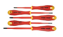 41385398 (413 853 98) Felo  Набор диэлектрических отверток Ergonic E-SLIM SL/PZ, 5шт