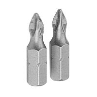 TT20213 TOLSEN Набор вставок (бит) торцевых 1/4", Phillips, PH2, 25 мм, 2 предмета