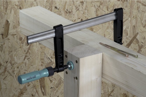 1 SC 80-300 - винтовая струбцина wolfcraft 3059000 фото 2