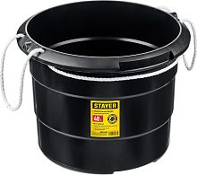 06085-40_z01 STAYER  STRONG, 40 л, с канатными ручками, строительное пластиковое ведро