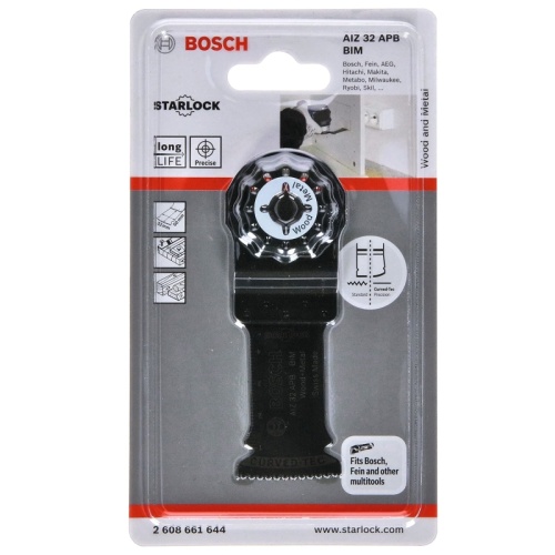 Погружное пильное полотно Bosch AIZ 32 APB 2608661644
