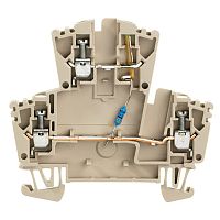 Проходная клемма Weidmuller WDK 2.5 LD/GN 1R 24VDC 8023610000