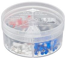KN-9799906 Коробка с набором изол. втулочных наконечников KNIPEX