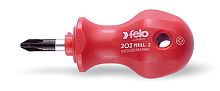 20055090 (200 550 90) Felo  Отвертка плоская шлицевая укороченная 5,5X1,0X58