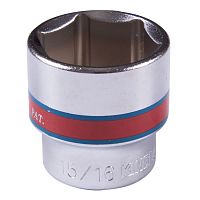333530S KING TONY Головка торцевая стандартная шестигранная 3/8", 15/16", дюймовая