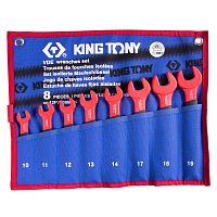 Набор рожковых ключей диэлектрических KING TONY 12FVE08MRN