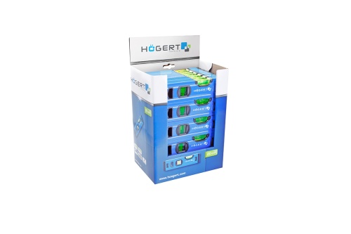 Набор уровней строительных пузырьковых HOEGERT HT4M001-D Набор уровней строительных пузырьковых HOEGERT HT4M001-D