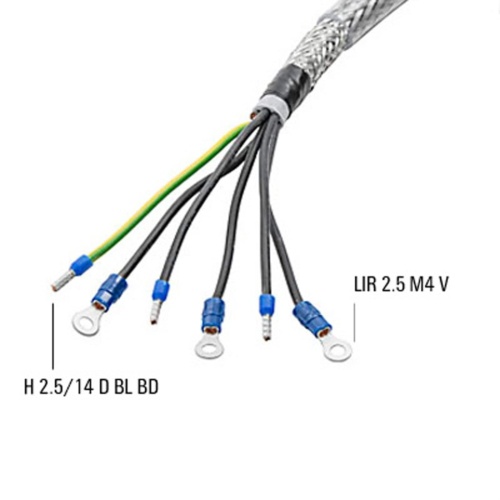 Готовый кабель электродвигателей Weidmueller FPL 7G2.5C/Q8MW/3 LIR 8000013843 фото 3