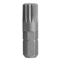 102504M KING TONY Вставка (бита) торцевая 1/4", Spline, М4, L = 25 мм